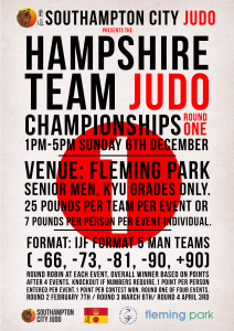 Hampshire Team Judo Championships 1/4